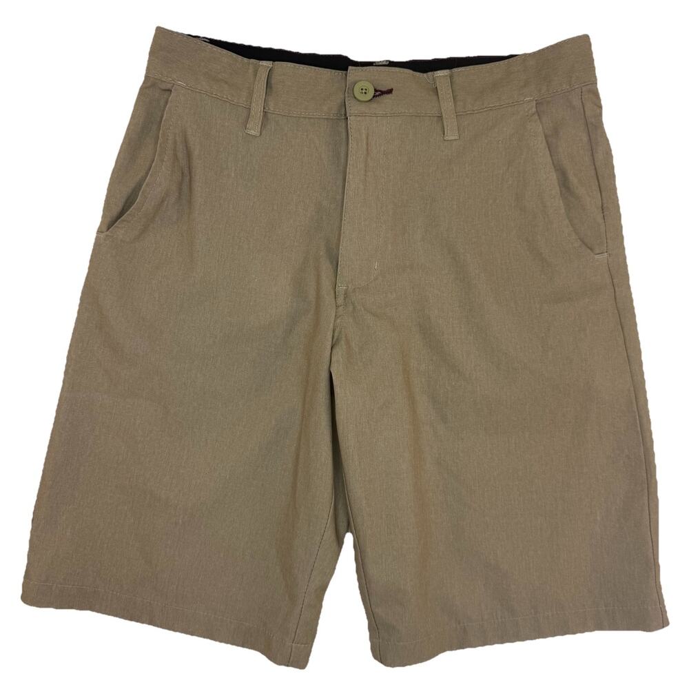 Ron Jon Surf Shop Men's Hybrid Shorts Sz‎ 29 Tan Khaki Boardshorts